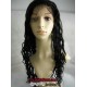 12mm curly 18inches 1b color silk top Full lace wig -bW00710