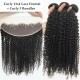 Brazilian Virgin human hair natural color 3 Wefts and 1 lace frontal-WF01