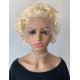 13X3 lace front color 613  curl wig