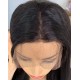 Human Hair 150% density kinky straight Silk Top Glueless Lace Front Wig--M31343