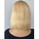 Human hair 1b/613  T part lace wig 