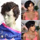 150% Density Full Human Hair Pixie Curly Glueless 13x6 Lace Front Wig BB016