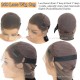 Virgin human hair 3c curl glueless 360 wig preplucked hairline--BW1155