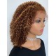 human hair 20 inches kinky curl 13*4 lace front wig-c427