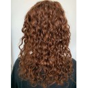 【Clearance】human hair 13*4 lace front curly wig-e