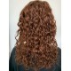 【Clearance】human hair 13*4 lace front curly wig-e11
