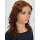 【Clearance】human hair 13*4 lace front curly wig-e