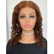 【Clearance】human hair 13*4 lace front curly wig-e