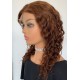 【Clearance】human hair 13*4 lace front curly wig-e