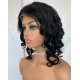 【Clearance】Silicone cap glueless Human Hair full lace wig with silk top--angela