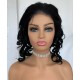 【Clearance】Silicone cap glueless Human Hair full lace wig with silk top--angela