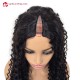Human Hair Wet Wave 150% density V-part Wig BW11817
