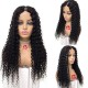 Human Hair Wet Wave 150% density V-part Wig BW11817