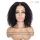 Human Hair 4a Kinky Curly V-Part U-part Wig BW11945