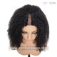 Human Hair 4a Kinky Curly V-Part U-part Wig BW11945