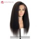 Human Hair 150% density Italian Yaki Silk Top Glueless Lace Front Wig SLF004