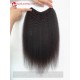 Human Hair Italian Yaki V Shape Clip Ins Hair Extension CE24