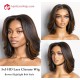 Virgin Human Hair 200% Density Brown Highlight Bob 5x5 HD Lace Closure Wig HDW522