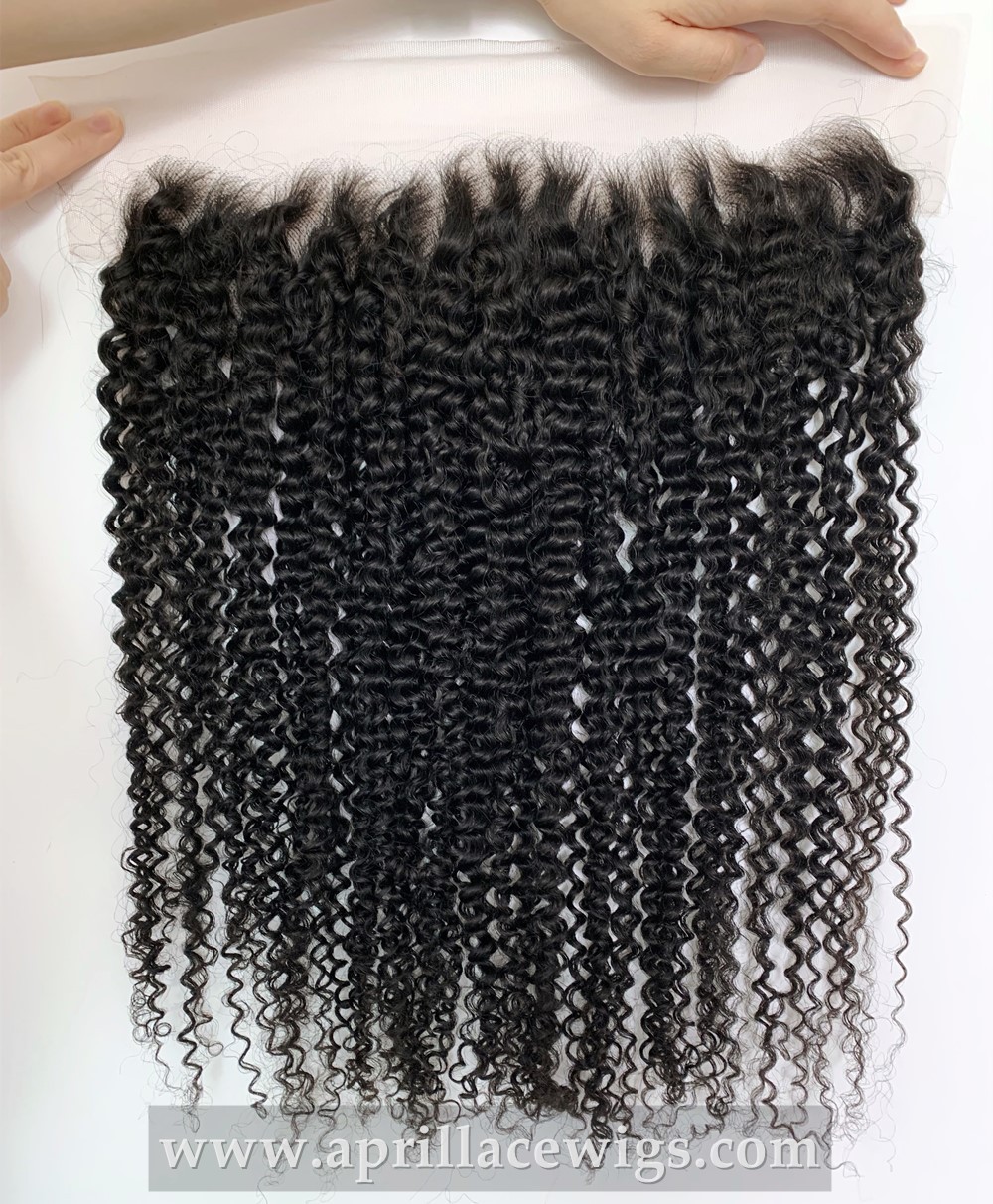 13x4 lace frontal curly human hair