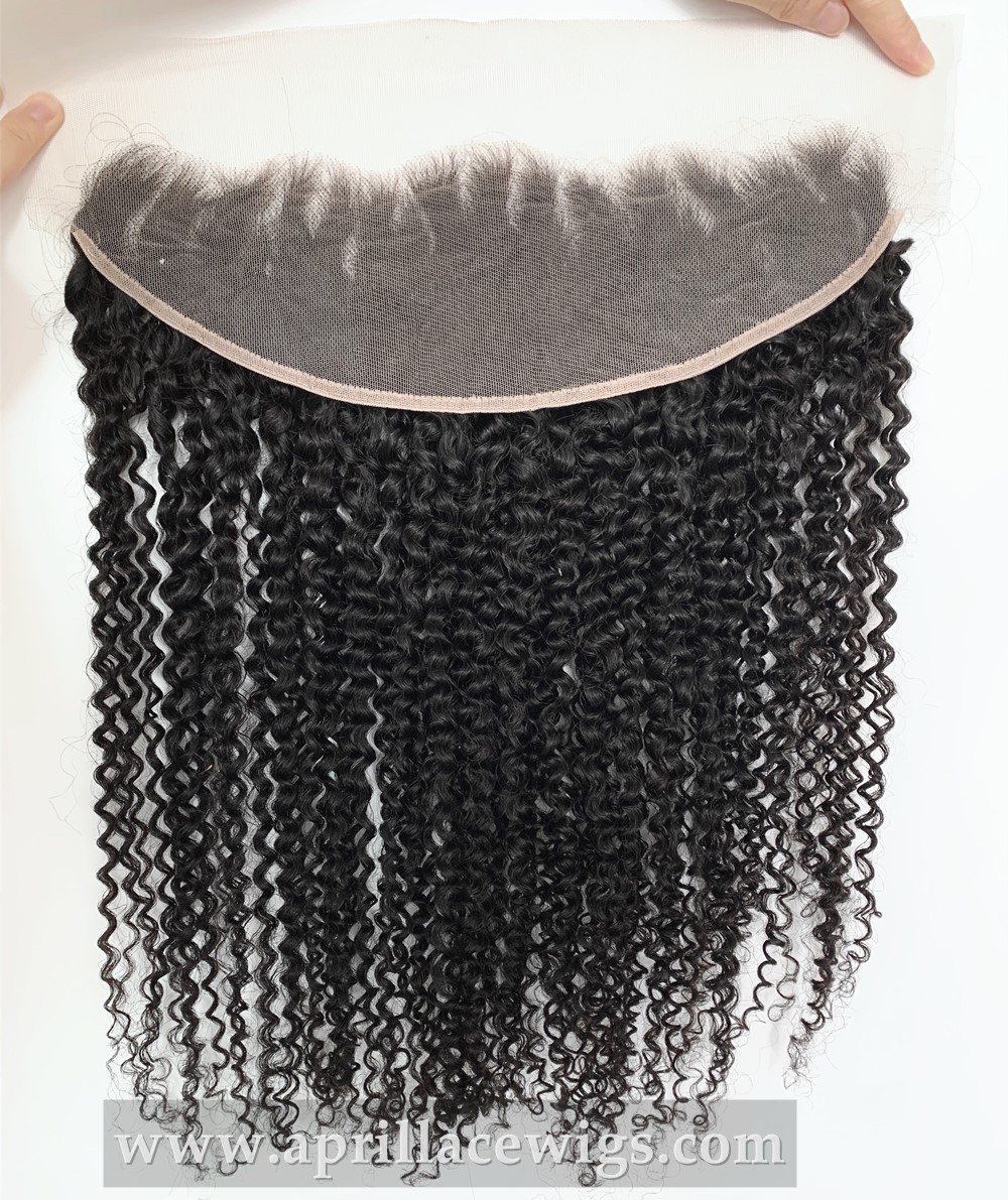 13x4 lace frontal curly human hair