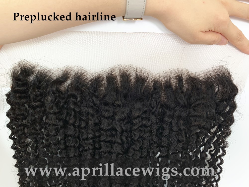 13x4 lace frontal curly human hair