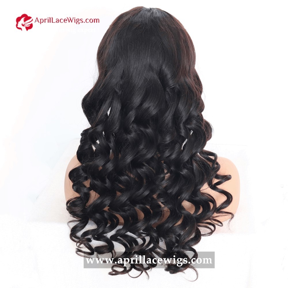 Human Hair Loose Wave 150% Density V-part wig