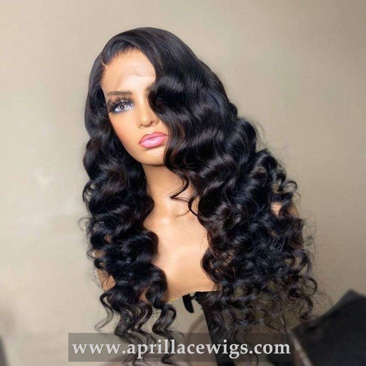 Side Part Ocean Curl 5x5 HD Lace Closure Wig 250% Density Virgin Human Hair
